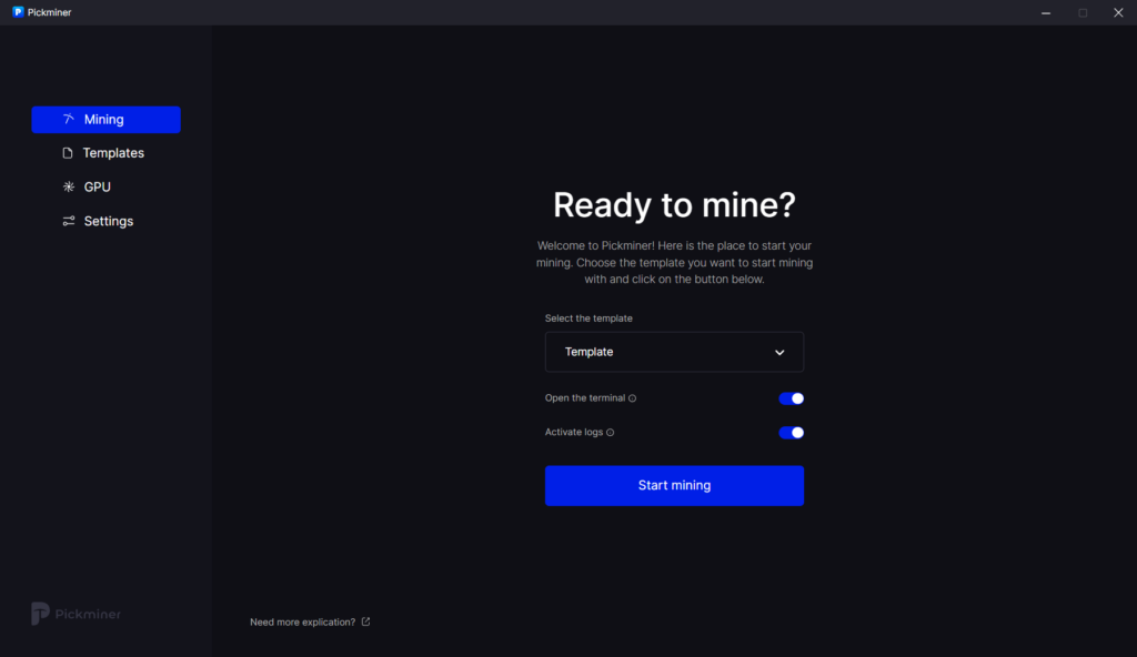 Start your mining with Pickminer Ravencoin mining software